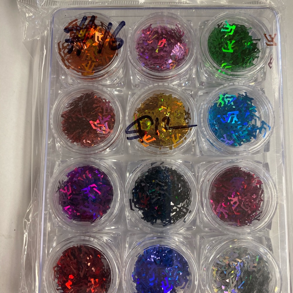 Varied LV Nail Art Nail Design Nail Artist